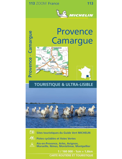 CARTE ZOOM PROVENCE, CAMARGUE