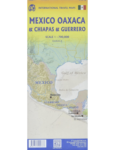 MEXICO OAXACA AND CHIAPAS AND GUERRERO 1: 7000'000