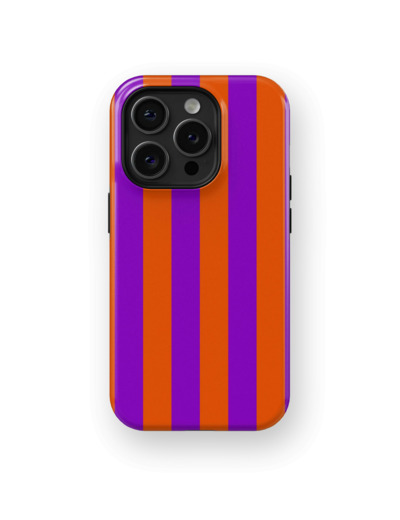 Orange Stripes Case | Coque de téléphone 3D 2en1 Ultra-résistante