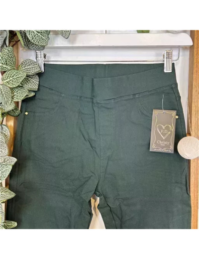 R280- Tregging Molletonné Christy (vert sapin)