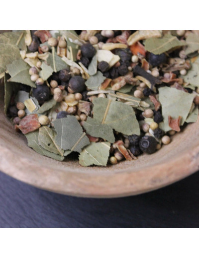 Assemblage court bouillon morceaux