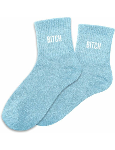 STC Chaussettes paillettes bitch