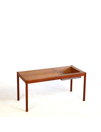Table en teck "Jardiniere" années 60