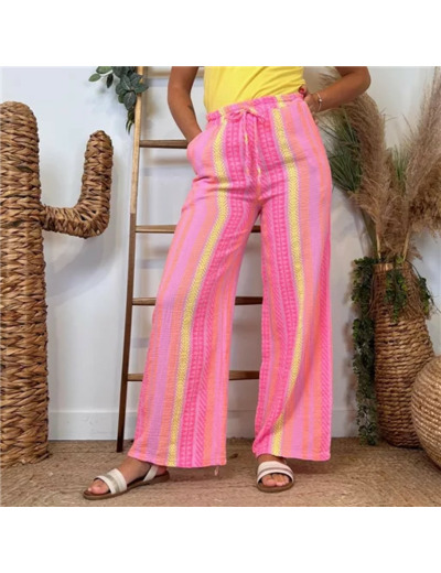 L763- Pantalon Fluo (Tu) 🇮🇹 (rose)