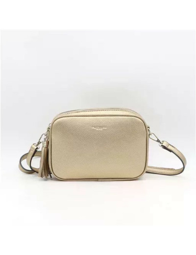 P428- Sac Flora & Co 2 Zips (doré)