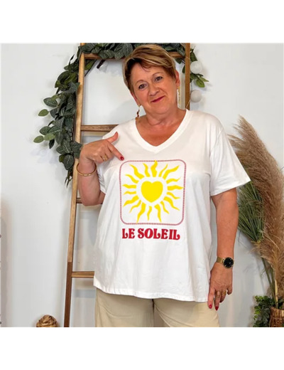 K181- T Shirt C’Mélodie (Gt) 🇮🇹 (blanc)