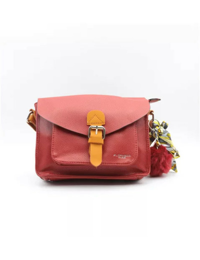 P532- Sac Flora and Co (rouge)