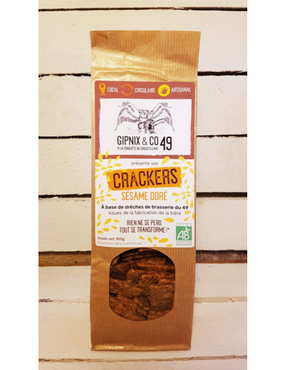 Crackers sésame doré