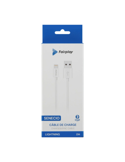 FAIRPLAY SENECIO Câble Lightning 2m