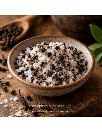 Fleur de Sel au Poivre Voatsiperifery Noir de Madagascar