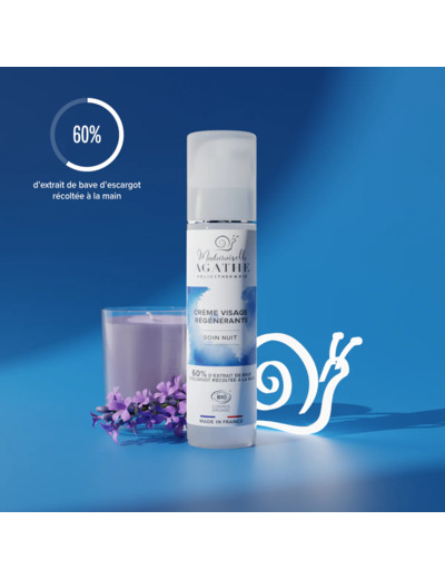 Crème nuit certifiée bio - hydratante & régénérante - 50 ml