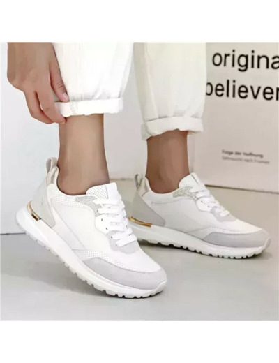 R408- Tennis Moow unie (T36-T41) (blanc)