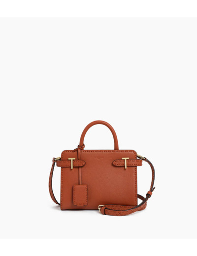Emilie - Petit Sac à Main Acajou