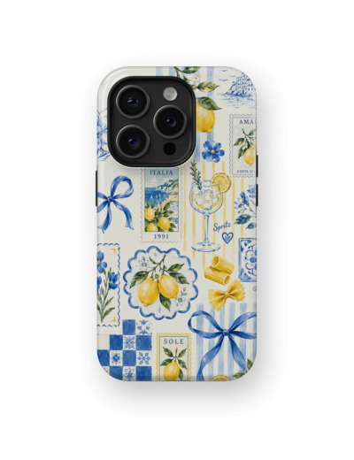 Amalfi Limone | Coque de téléphone 3D 2en1 Ultra-résistante