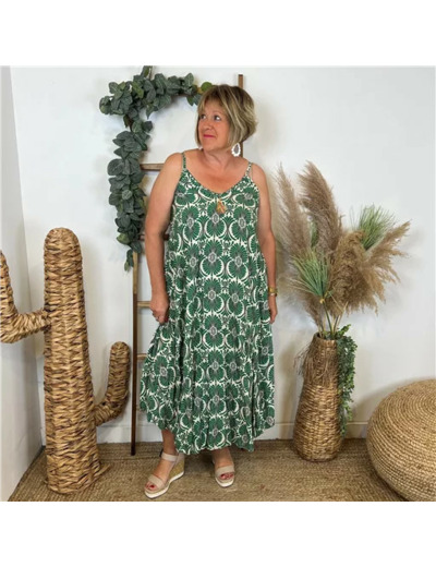 N368- Robe Emporium (Tu) (vert brésil)