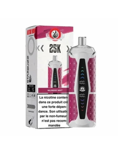 Puff Chicha - Wildberry mint - 25K Starbuzz