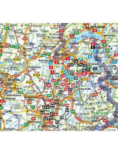 PREALPES ISERE ET SAVOIES (FR) GENEVE A GRENOBLE-CHARTREUSE BELLEDONNE