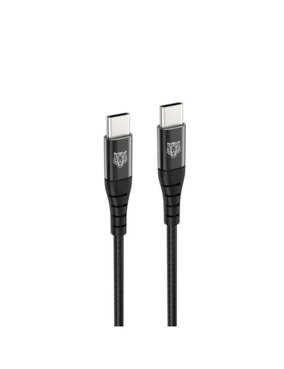 Tiger Lite - TIGER POWER LITE CABLE RENFORCE USB-C USB-C 1,2M NOIR