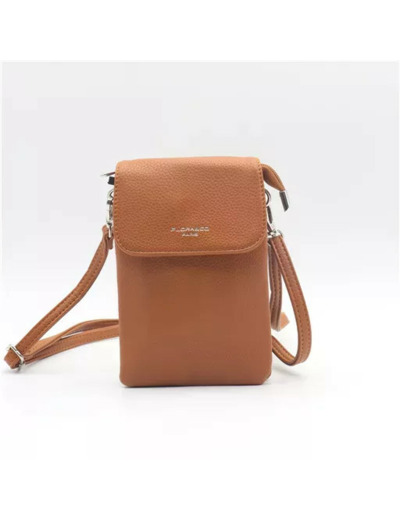 P427- Sac Téléphone Flora.and.Co (camel)