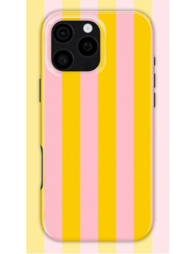 Sunny Stripes Case | Coque de téléphone 3D 2en1 Ultra-résistante
