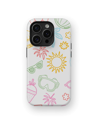 Summer Vibes| Coque de téléphone 3D 2en1 Ultra-résistante