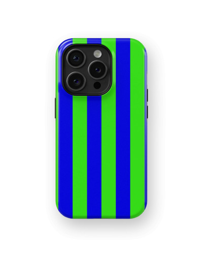 Neon Green Stripes Case | Coque de téléphone 3D 2en1 Ultra-résistante