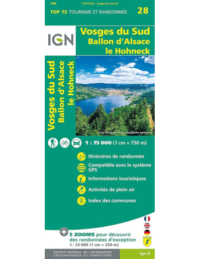 TOP75028 VOSGES DU SUD BALLON D ALSACE LE HOHNECK