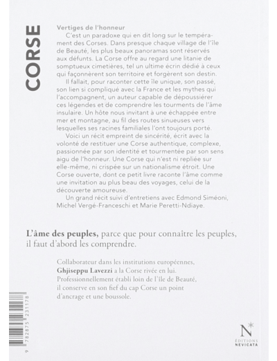 CORSE - VERTIGES DE L'HONNEUR