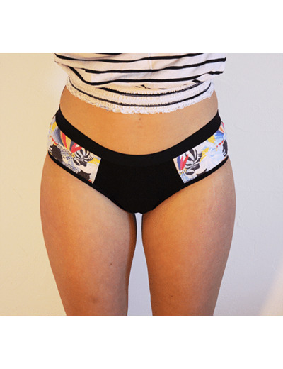 Culotte menstruelle Wen Up "Blue Tropic"