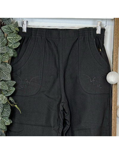 T576- Pantalon Molletonné (T38-T52) (gris)