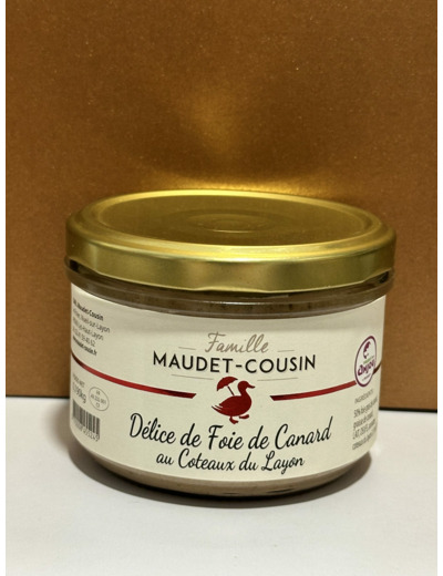 Délice de foie de canard au Coteau du Layon (100g-190g) "Maudet-Cousin"