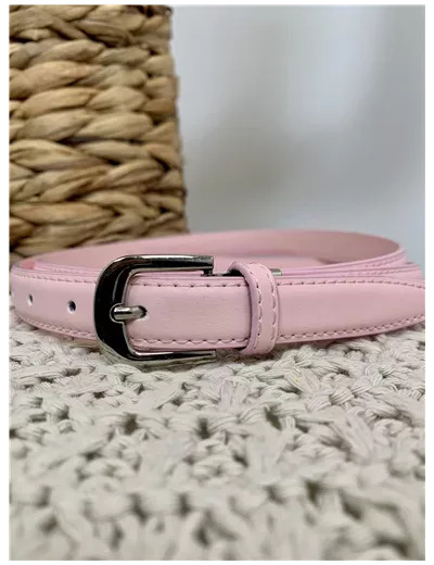 V696- Ceinture sécable Très Fine 1.8cm (rose pâle)