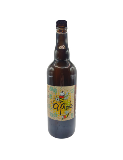 Bière blonde au miel 75cl "L'Apicole"