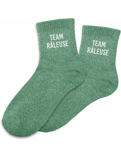 Chaussettes paillettes team raleuse