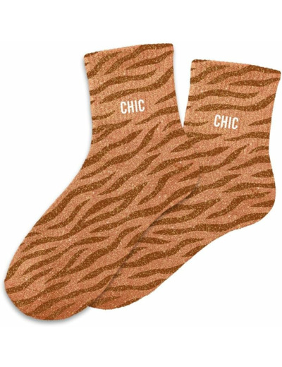 Chaussettes paillettes chic