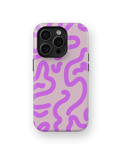 Rosy Currents | Coque de téléphone 3D 2en1 Ultra-résistante