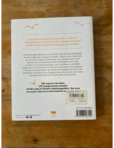 LES OISEAUX PAR LE SON - ENREGISTRER, IDENTIFIER, COMPRENDRE