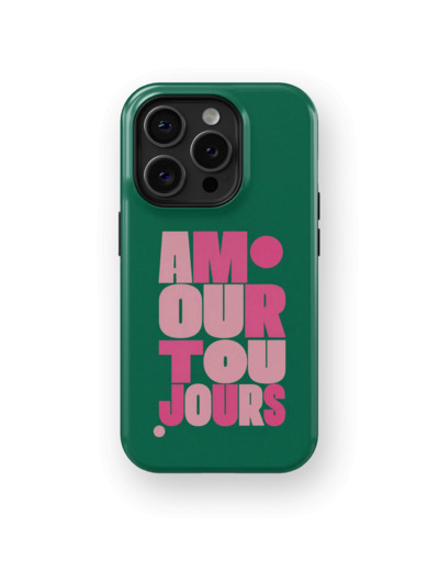 Amour Toujours | Coque de téléphone 3D 2en1 Ultra-résistante