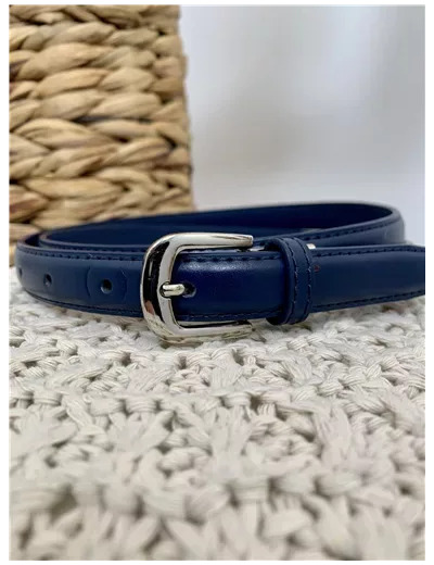 V696- Ceinture sécable Très Fine 1.8cm (marine)