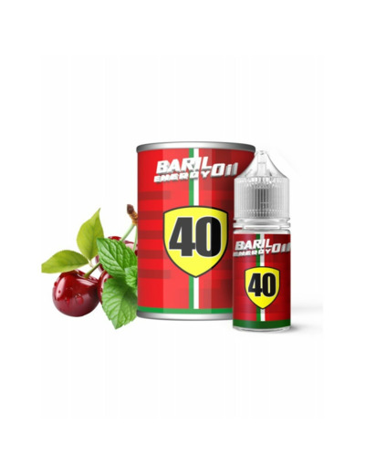 40 Cherry red mint - Baril Energy Oil - 50 ml