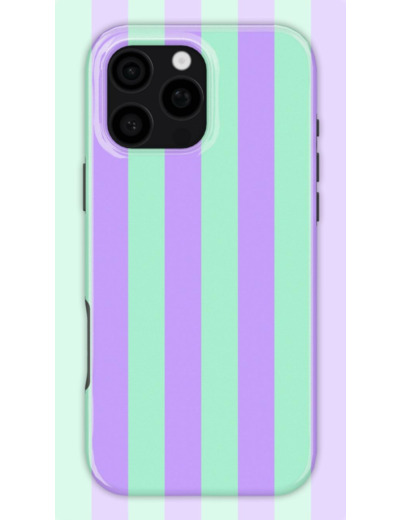80's Stripes Case | Coque de téléphone 3D 2en1 Ultra-résistante