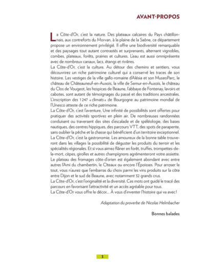 COTE D'OR (3E ED)
