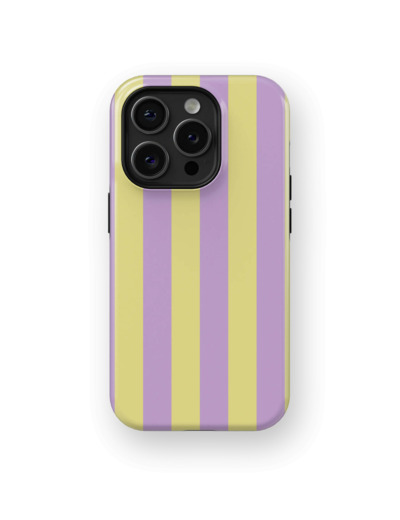 Purple Cake Stripes Case | Coque de téléphone 3D 2en1 Ultra-résistante