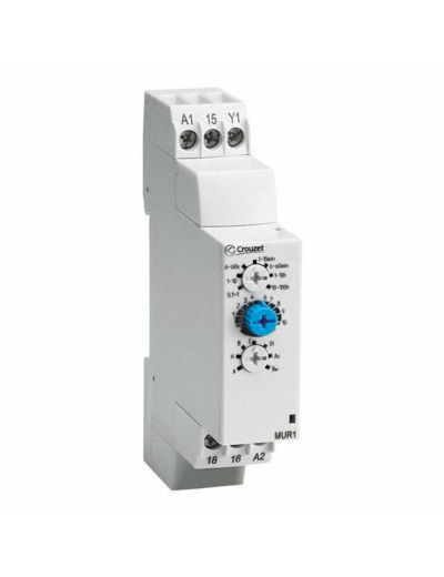 CROUZET - Relais de temps; 0,1s÷100h;SSR;0,7A;24÷240VAC;pour rail DIN - 88827054