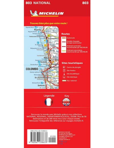 CARTE NATIONALE SRI LANKA