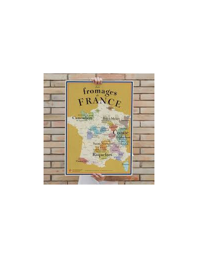 Affiche Fromages de France