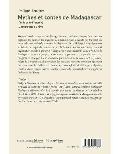 MYTHES ET CONTES DE MADAGASCAR RETREF