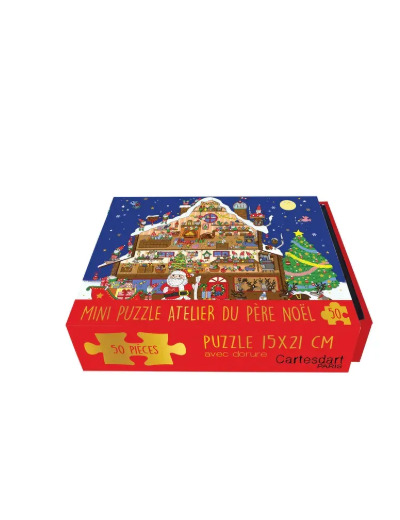 Puzzle Mini Cartesdart Atelier du père noël
