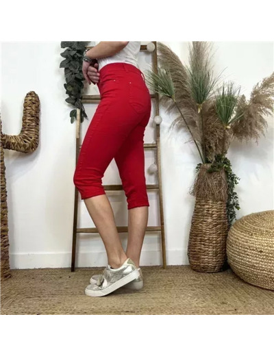 O613- Pantacourt Voggo (T36-T44) (rouge)