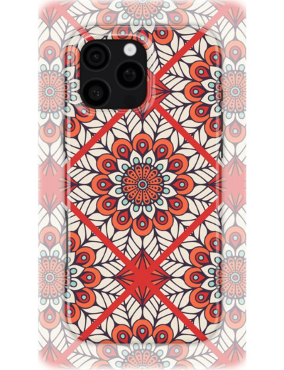 Jardin de Jaipur | Coque de téléphone 3D 2en1 Ultra-résistante
